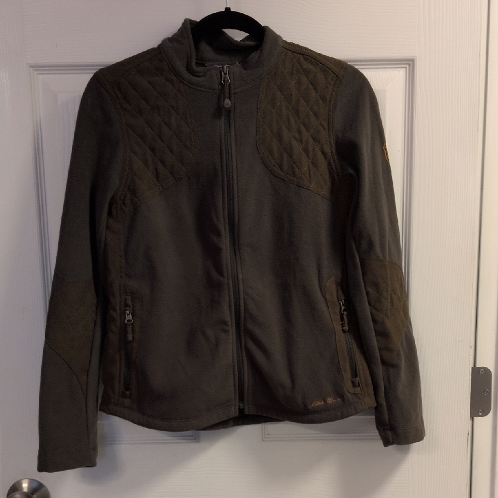 Eddie Bauer Dark Olive Utility Jacket